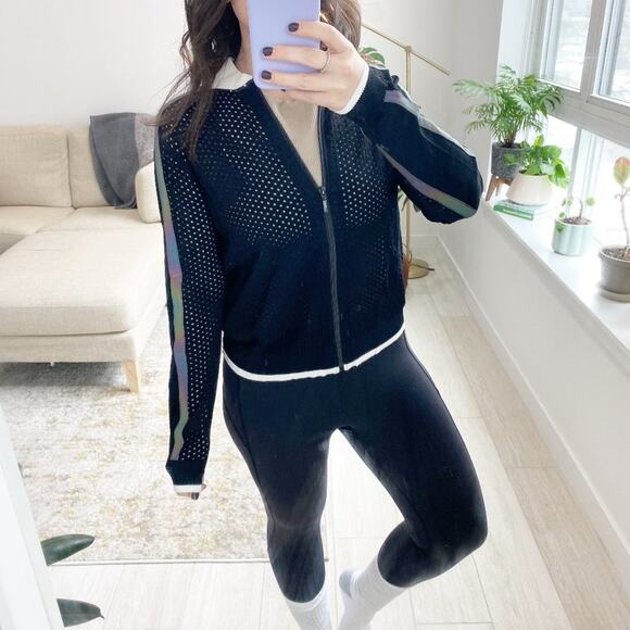 Threads of Privilege Black Track Jacket Size Small - Picture 1 of 5